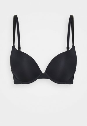 Lindex MALVA PUSH-UP BRA - Krūtinę pakelianti liemenėlė - black