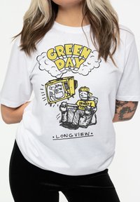 Paradiso Clothing GREEN DAY DOOKIE HALL OF FAME UNISEX - Print T-shirt - white