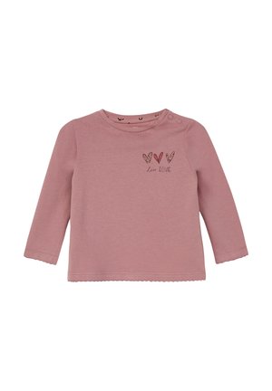 Langarmshirt - altrosa
