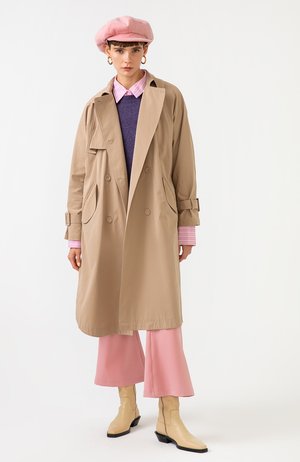 DOUBLE BREASTED  FIT - Trenchcoat - beige