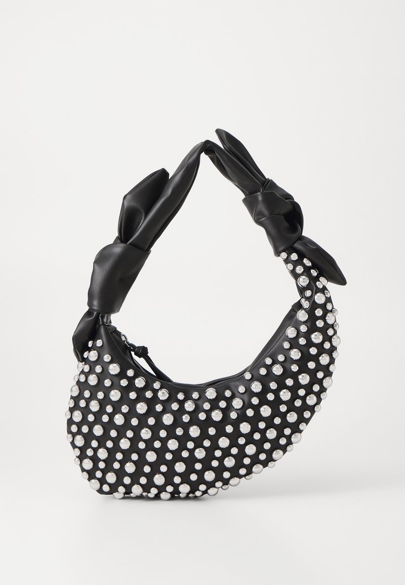 Stine Goya STUDDED SATCHEL - Bolso de mano - black