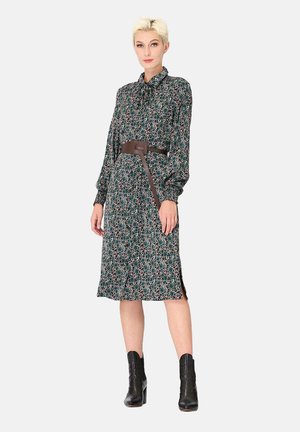 Robe chemise - vert