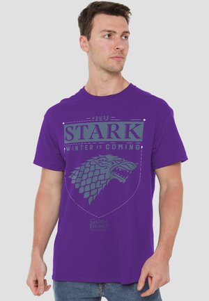 Cotton Soul, GAME OF THRONES HOUSE STARK SIGIL - Print T-shirt - purple