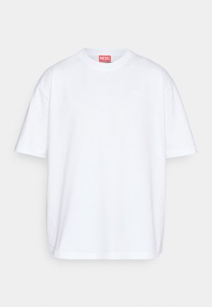 Diesel BOGGY MEGOVAL - T-shirt imprimé - white