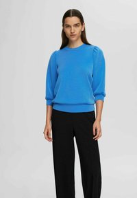 Selected SLFTENNY 3/4 NOOS - Sweater - super sonic