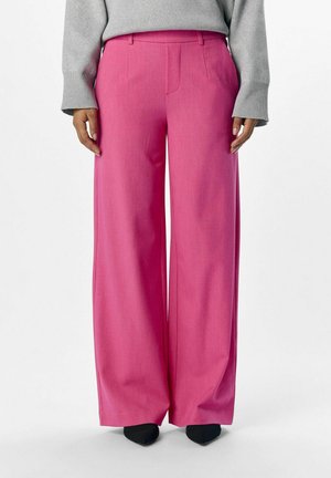 OBJLISA WIDE NOOS - Trousers - raspberry sorbet