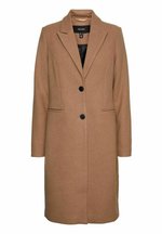 Vero Moda VMBLAZA LONG BOOS - Abrigo Clásico - Tan