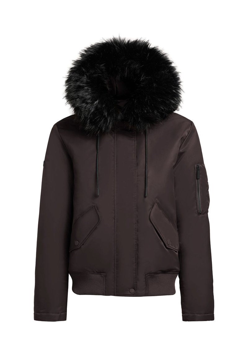 khujo Winterjas donkerpaars