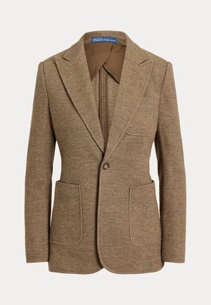 Polo Ralph Lauren SINGLE-BREASTED PONTE BLAZER - Blazer - brown herringbone