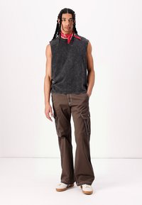 Weekday BOXY WASHED TANK - Topper - washed black