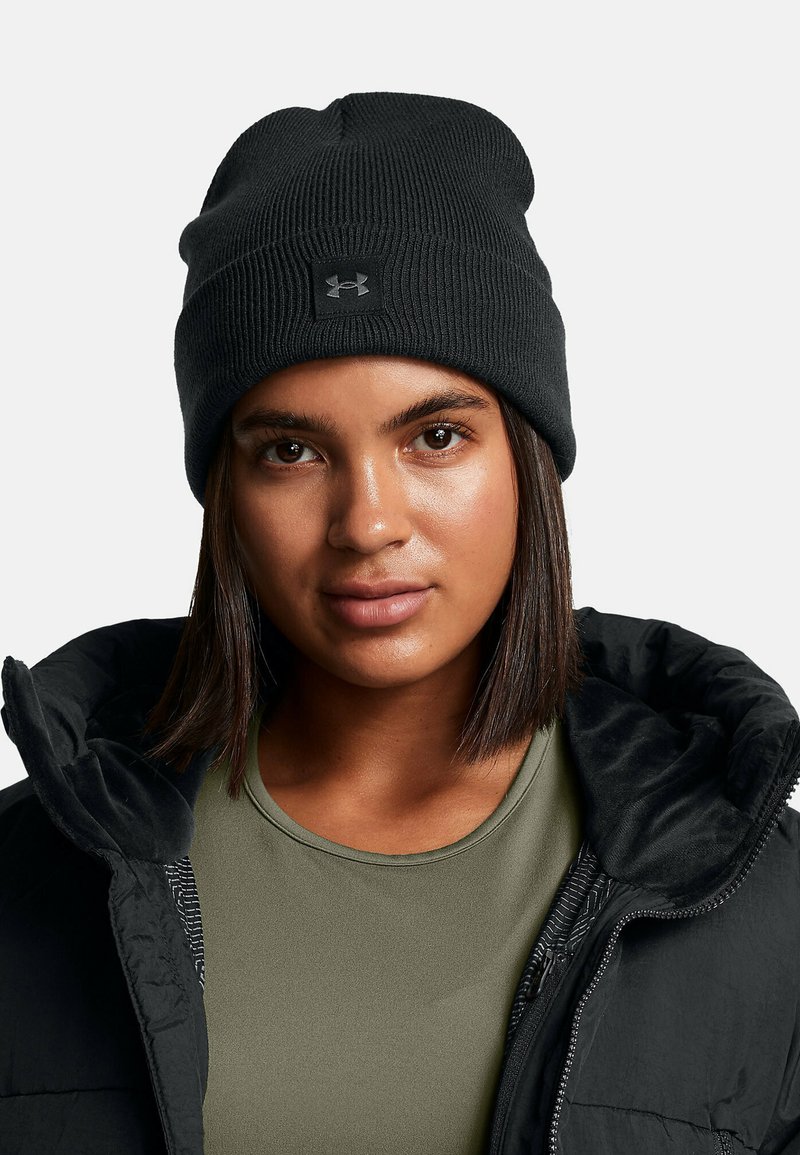Under Armour - HALFTIME CUFF - Adīta cepure - black, Palielināt