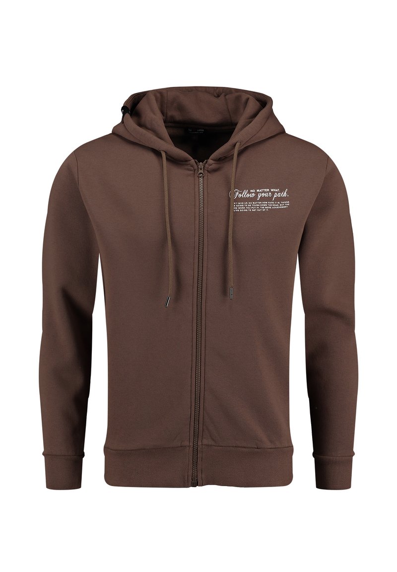 Key Largo Sudadera con cremallera - mud brown