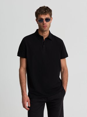 Terranova, T-SHIRT MC TINTA UNITA - Polo - nero