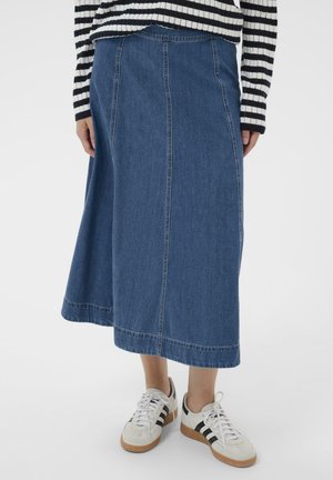 A-lijn rok - medium blue denim