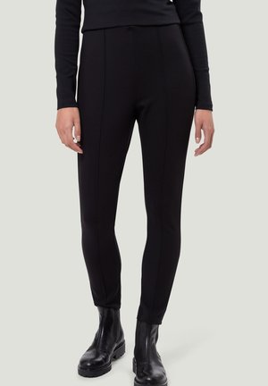 MIT ZIERNAHT 28 INCH - Trousers - black beauty