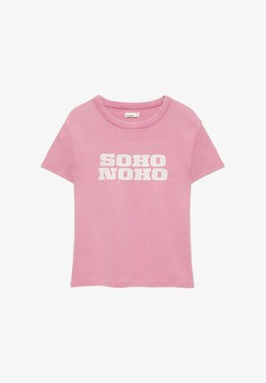 PULL&BEAR, - T-shirt z nadrukiem
