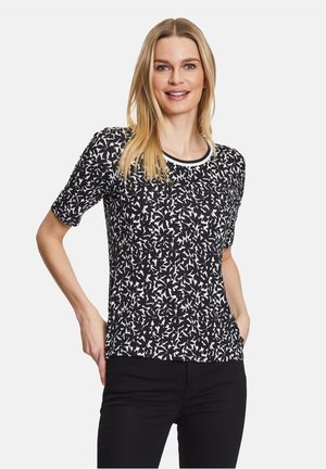 Print T-shirt - schwarz weiß
