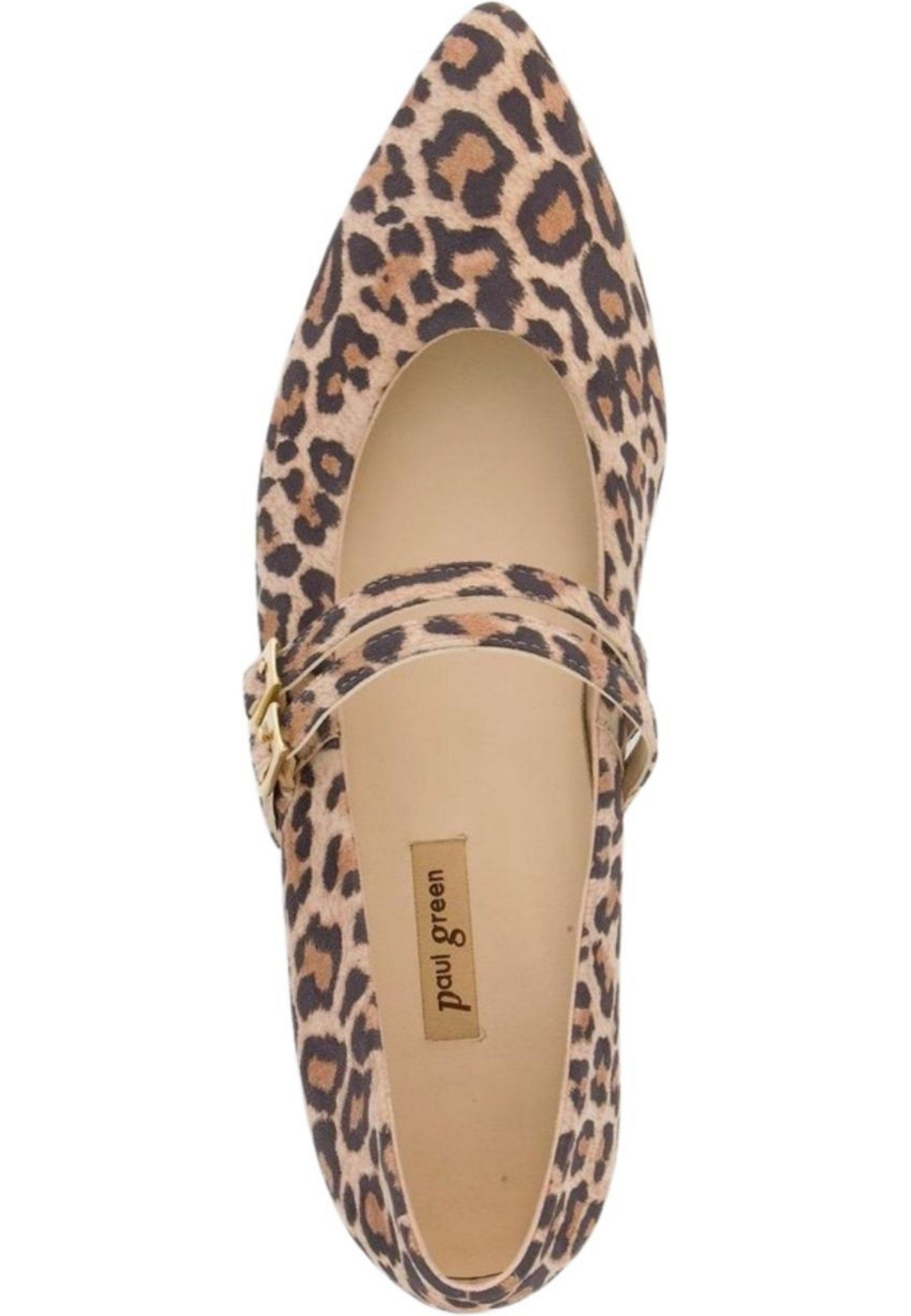 PAUL GREEN Ballerina Dames 046 Maat: 37 Materiaal: Suède Kleur: Bruin