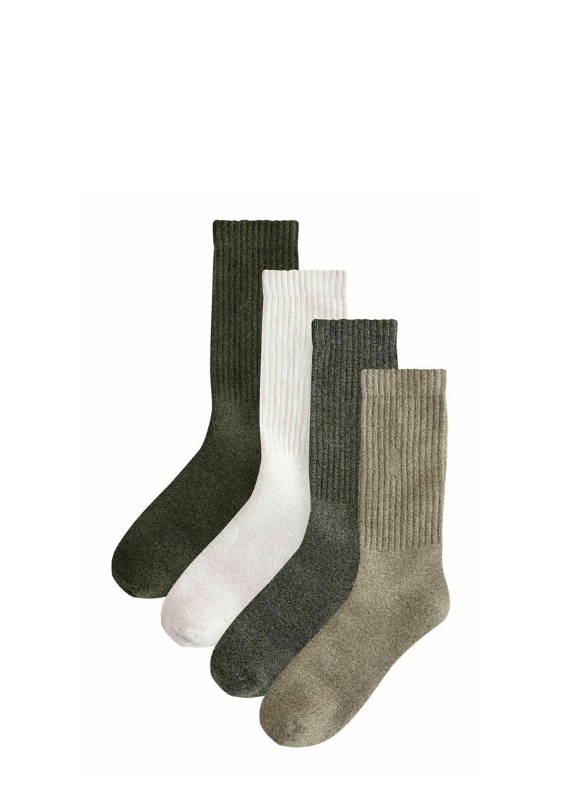 Next HEAVYWEIGHT FOUR PACK - Zoknik - green cream