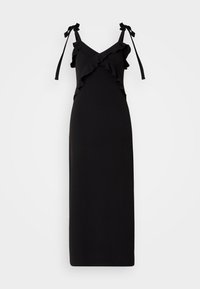 ONLY ONLSANDY FRILL DRESS - Džersio suknelė - black