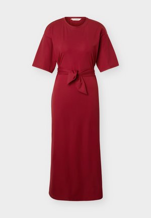 MSCH Copenhagen, 2/4 NORIEL DRESS - Φόρεμα από ζέρσεϊ - rhubarb