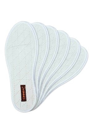 6 PAAR - Schuhsohle/Fußbett - weiß