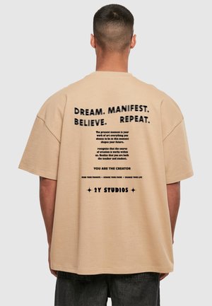CREATOR ULTRA HEAVY TEE - Print T-shirt - unionbeige
