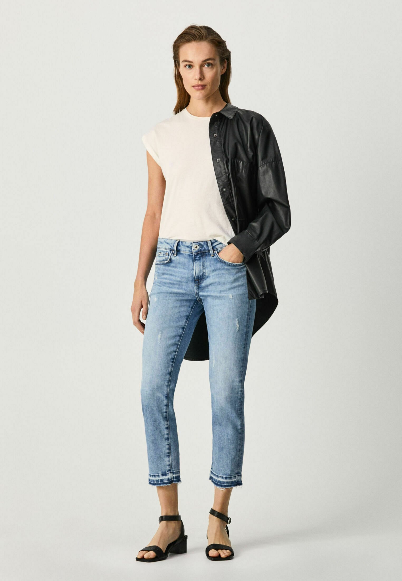 Pepe Jeans JOLIE - Jeans slim fit - denim/blu denim - Zalando.it