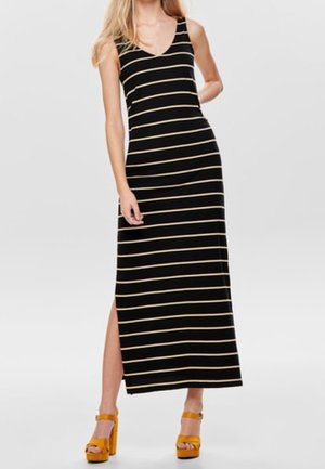 Robe longue - mottled black