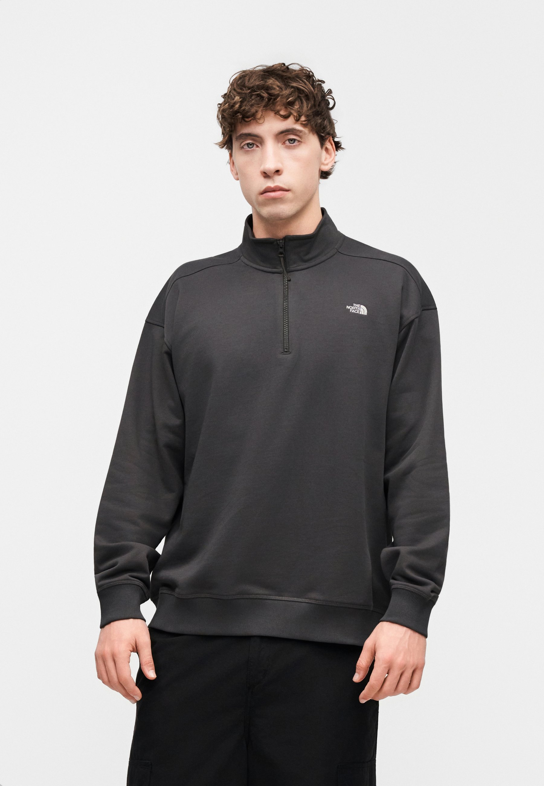 Fred Perry HALF ZIP COLLARED - Camisola - field green/verde