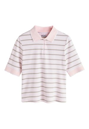 Next, REGULAR FIT COLLAR - Poloshirts - pink stripe