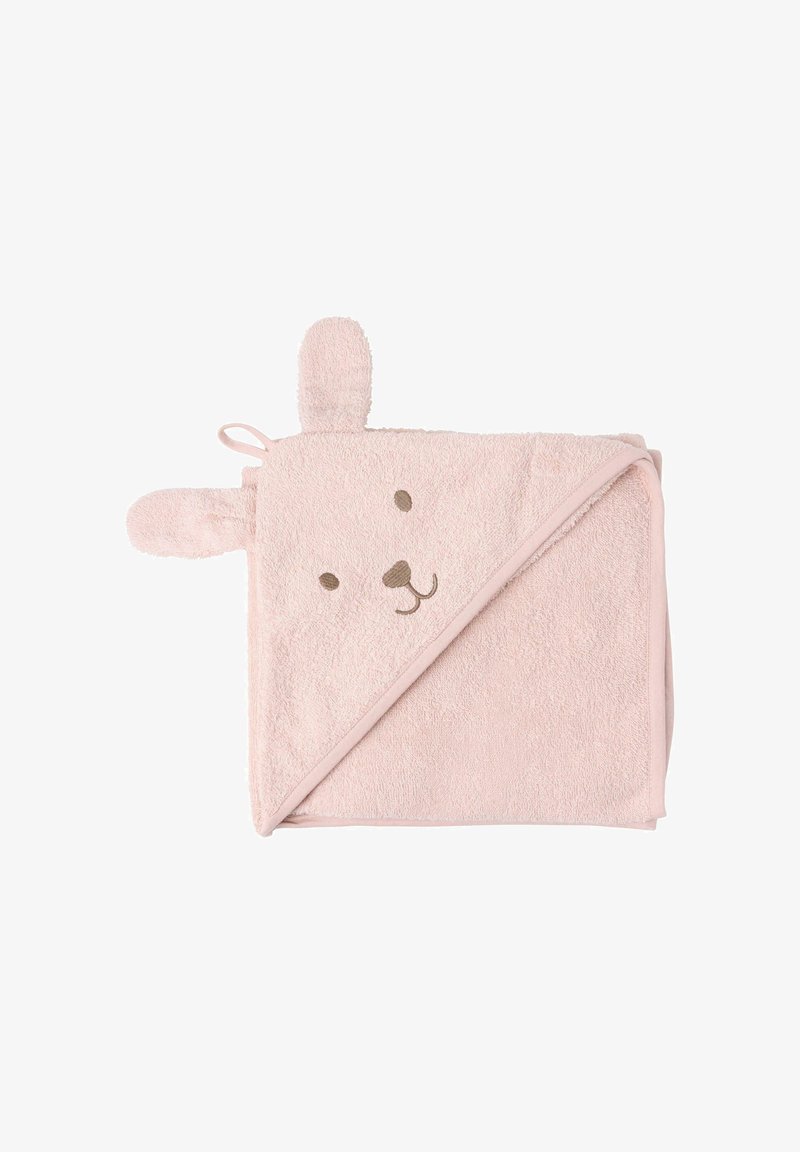 Lindex WITH HOOD - Telo da bagno - light pink