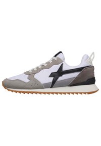 W6yz Sneakers Donna Beige E Marrone – Tomaia In Tessuto E Camoscio, Suola 5 Cm, Chiusura A Lacci, Modello 2017405 01 – Taglia 39
