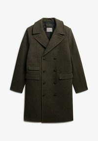 THE MERCHANT STORE LONG - Cappotto classico - oak brown herringbon