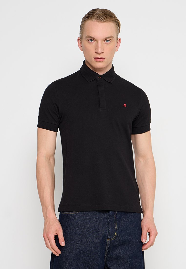 Replay Poloshirt zwart