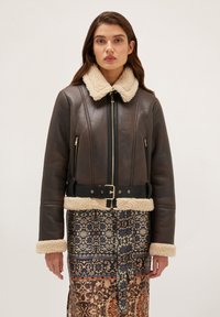 EFFETTO - Chaqueta de cuero sintético - marrone