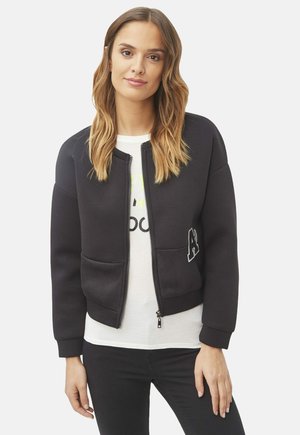 Sudadera con cremallera - black