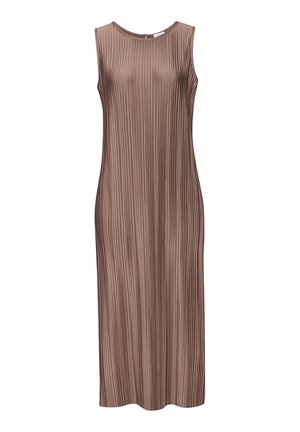 PLISSEE - Jerseykleid - braun