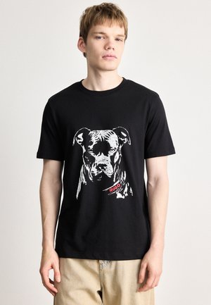 DUBROX - T-shirt imprimé - black