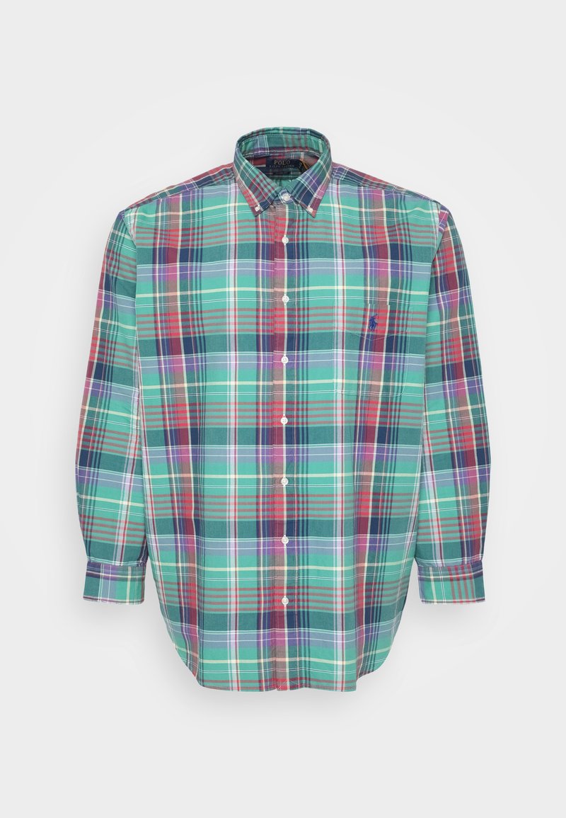 Polo Ralph Lauren Big & Tall PLAID OXFORD SHIRT - Pluus - green/red/multi