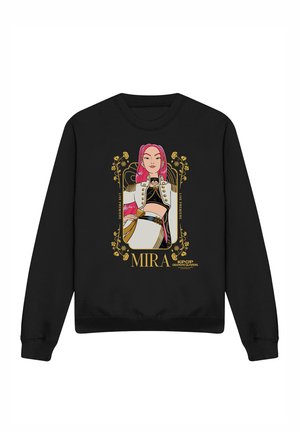 NETFLIX, KPOP DEMON HUNTERS MIRA GOLDEN FRAME - Sweatshirt - black