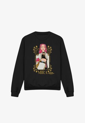 NETFLIX, KPOP DEMON HUNTERS MIRA GOLDEN FRAME - Sweatshirt - black