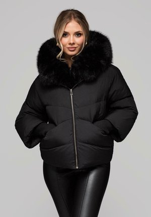 HOODED - Winterjacke - black