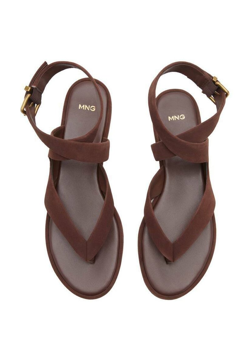 Zehentrenner Wildleder Sandalen Mit Fransen Sandale Damen LaRocco