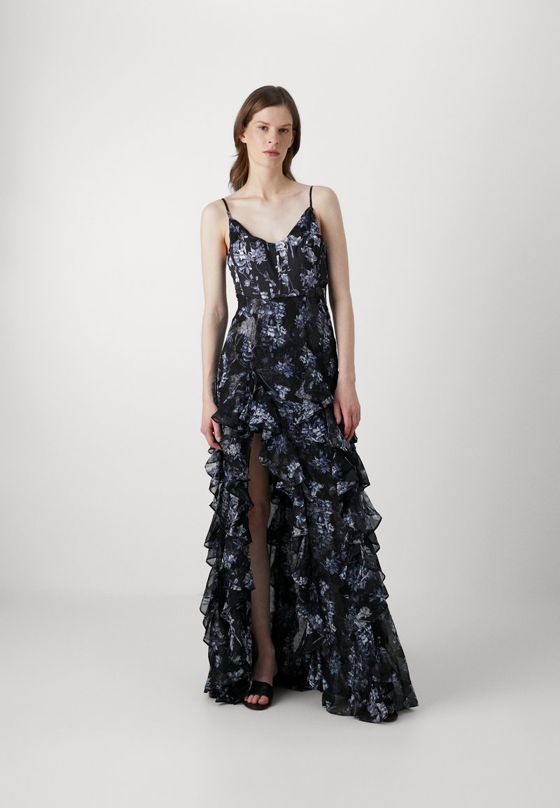 Cinq à Sept - COASTAL FLORAL GLENDA GOWN - Vestido de fiesta - black multi, Ampliar