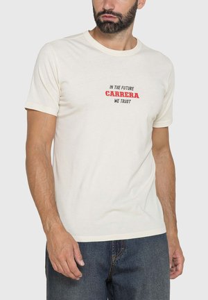 Carrera Jeans, ANNIVERSARY EDITION TEE - T-shirt con stampa - almond milk