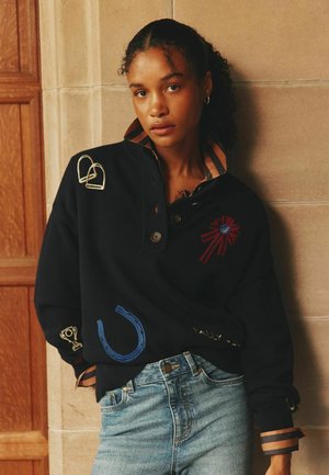 Joules BUCKLEY HORSE EMBROIDERED  - Jumper - navy