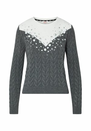 LIU JO, LIU JO SWEATER WITH DÉGRADÉ EMBELLISHMENTS - Pullover - d