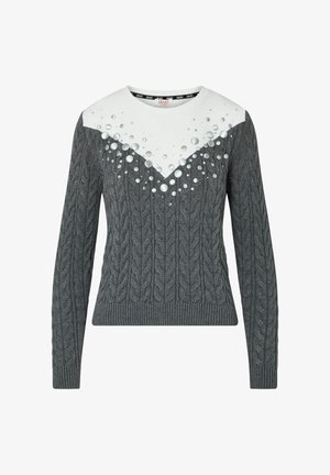 LIU JO, LIU JO SWEATER WITH DÉGRADÉ EMBELLISHMENTS - Pullover - d