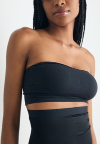 Lindex SEAMLESS BANDEAU - Toppe - black